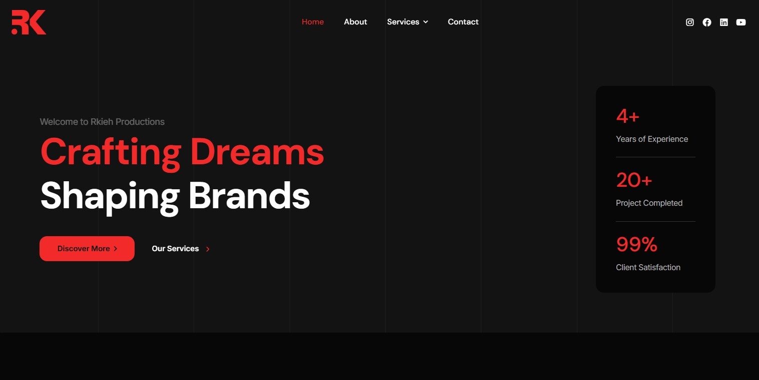 Moussa Solutions hosts Rkieh Productions and Rkieh Solutions for secure, scalable digital growth.